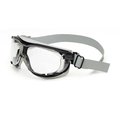 Honeywell Uvex Uvex CarbonvisionSafety Goggles, Black & Gray Frame, Clear Lens S1650D